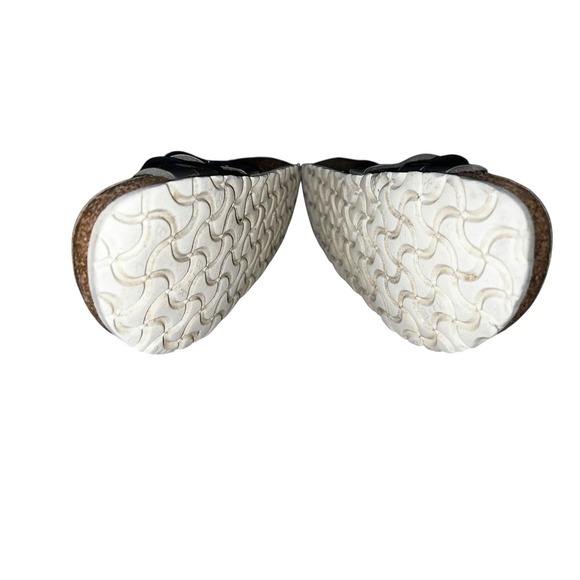 Birkenstock Yao Lux Silver Sz 39 (8-8.5)Preppy Normcore - Picture 4 of 7